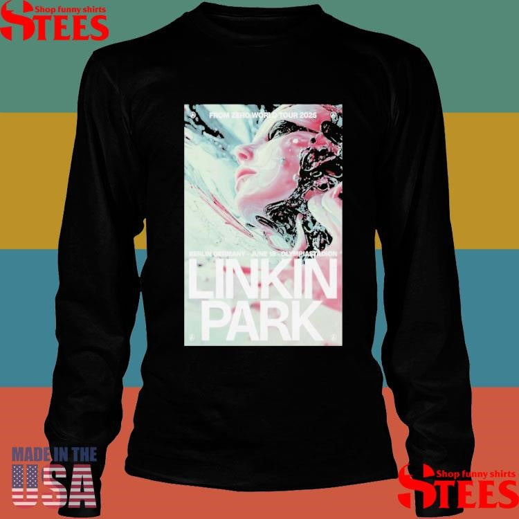 Linkin Park From Zero World Tour 2025 Berlin Germany Olympiastadion June 18th T-shirt