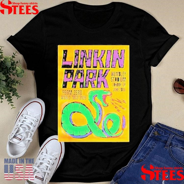 Linkin Park From Zero World Tour At Wembley Stadium London Uk On June 28 2025 T-shirt