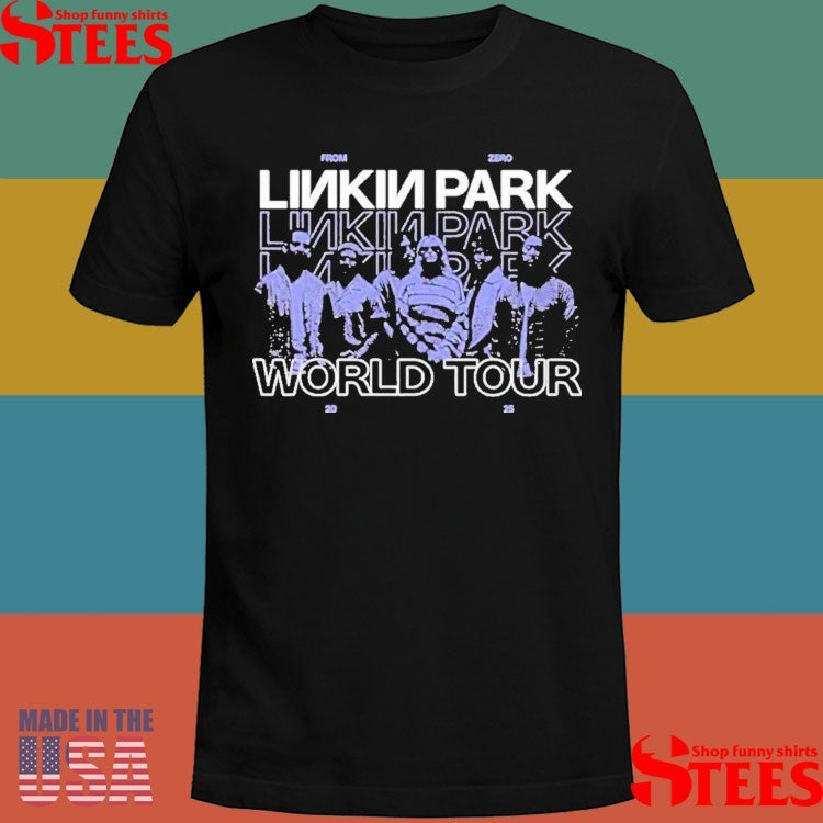 Linkin Park London From Zero World Tour 2025 At Wembley Stadium On June 28 Member T-shirt
