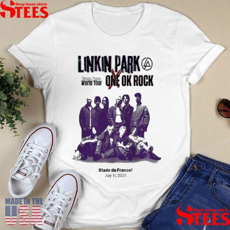 Linkin Park One Ok Rock France From Zero World Tour 2025 T-shirt