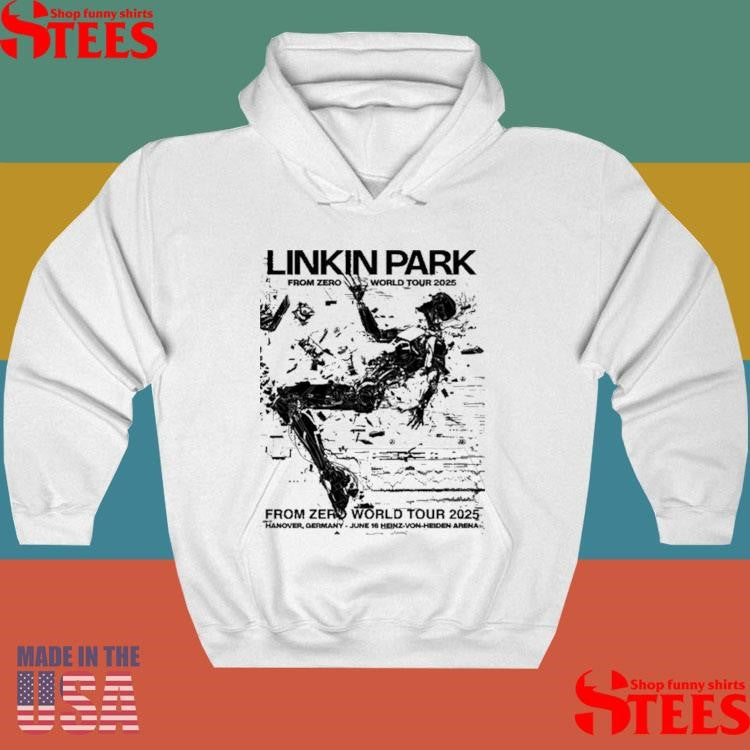 Linkin Park Show June 16 2025 Hanover, Germany From Zero World Tour T-shirt