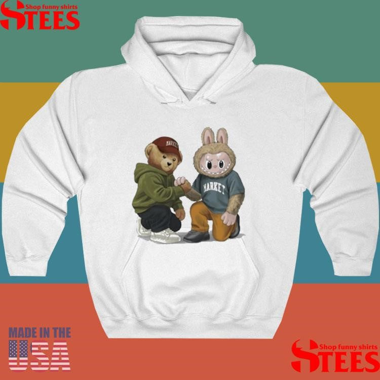 Little Monster Bear And Labubu Shirts