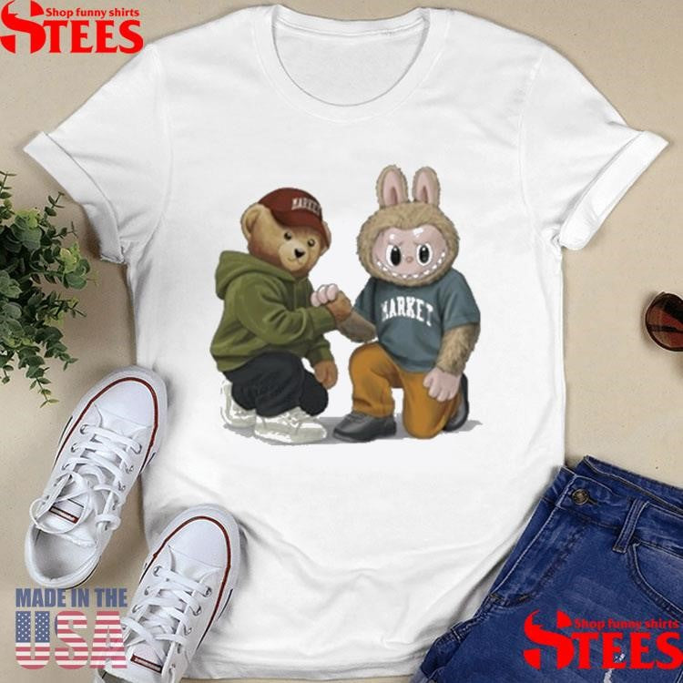 Little Monster Bear And Labubu Shirts