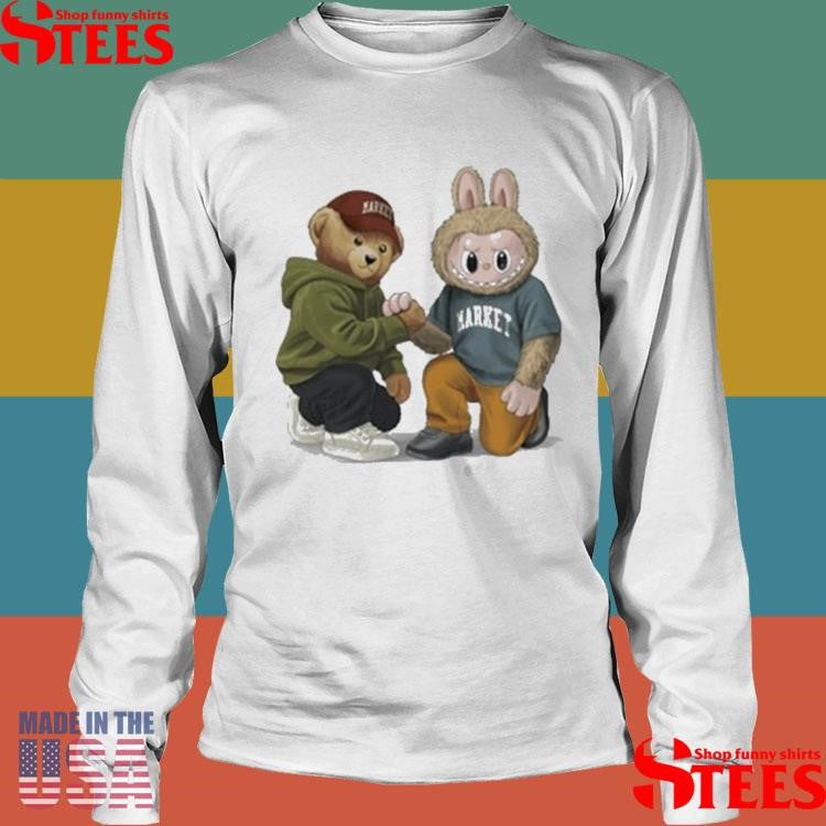 Little Monster Bear And Labubu Shirts