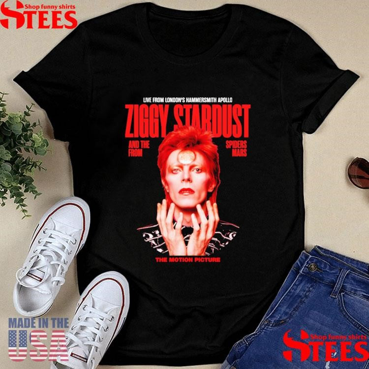 Live From London’s Hammersmith Apollo Ziggy Stardust And The From Spiders Mars The Motion Picture T-shirt