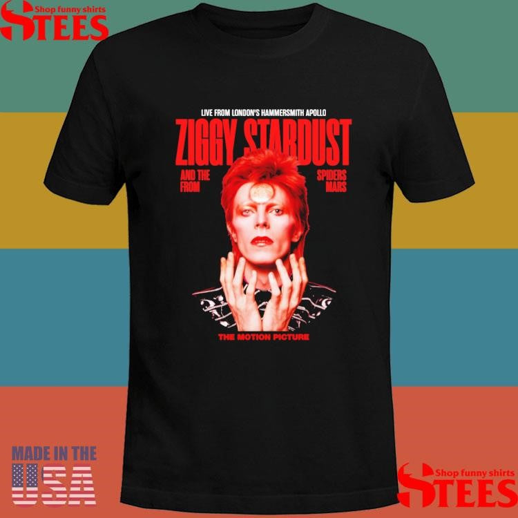 Live From London’s Hammersmith Apollo Ziggy Stardust And The From Spiders Mars The Motion Picture T-shirt