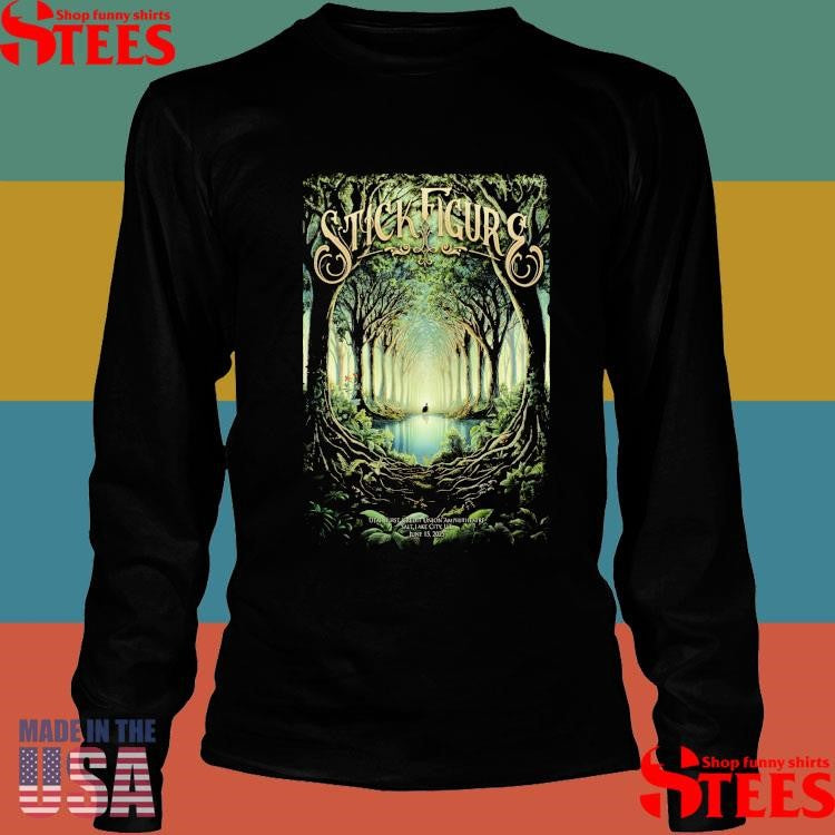 Live Utah First Credit Union Amphitheatre Salt Lake City, Ut Stick Figure June 15 2025 T-shirt