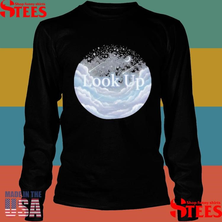 Look Up Moon Circle T-shirt