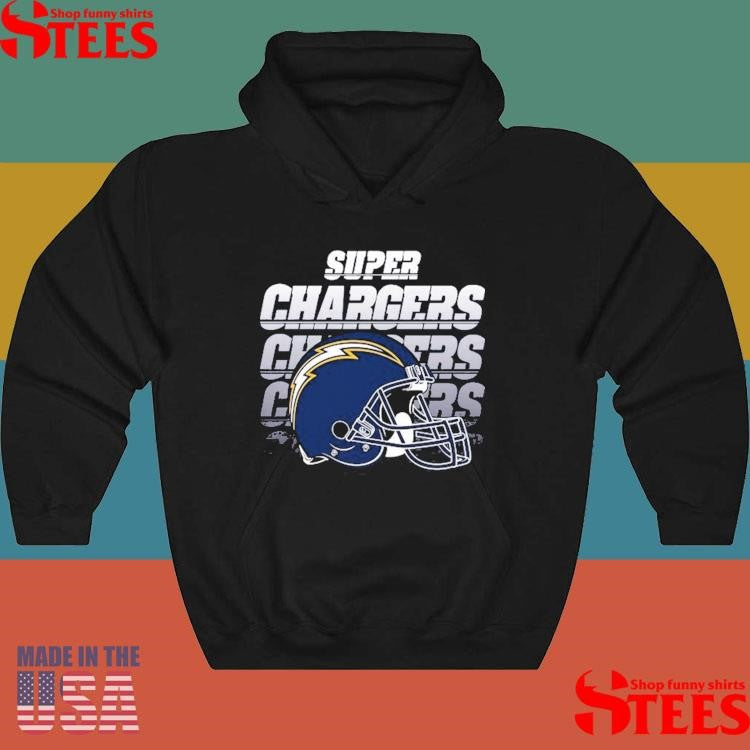 Los Angeles Chargers The Wild Collective Super Chargers Scoop T-shirt