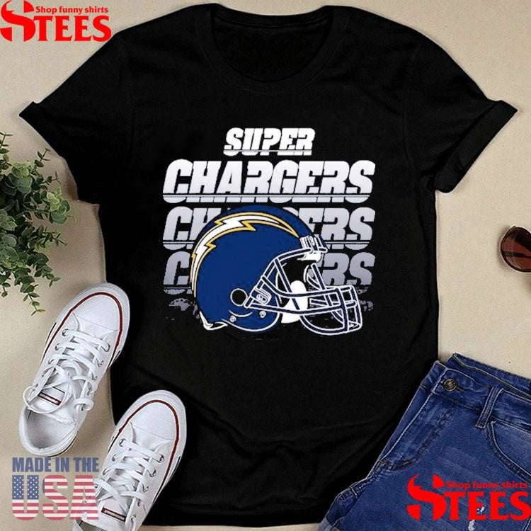 Los Angeles Chargers The Wild Collective Super Chargers Scoop T-shirt