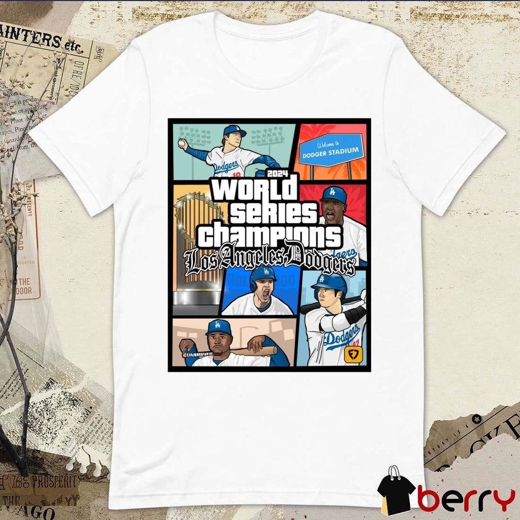 Los Angeles Dodgers 2024 World Series Champions Welcome Is Dodger Stadium t-shirt
