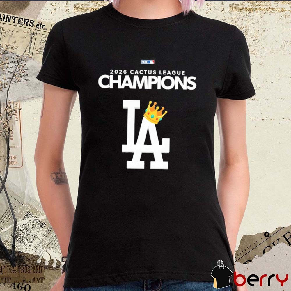 Los Angeles Dodgers FOX Sports MLB 2026 Cactus League Champions t-shirt