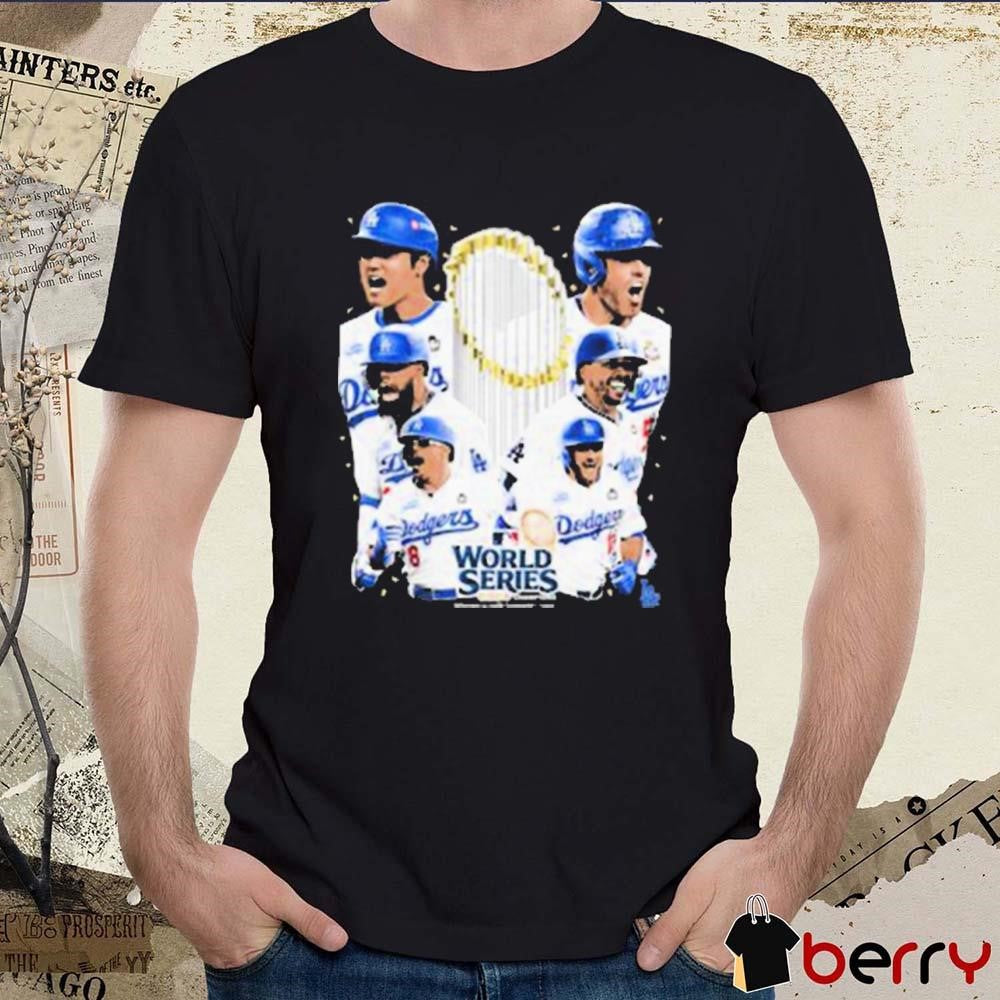 Los Angeles Dodgers MLB 2024 World Series Champions Players Graphic t-shirt