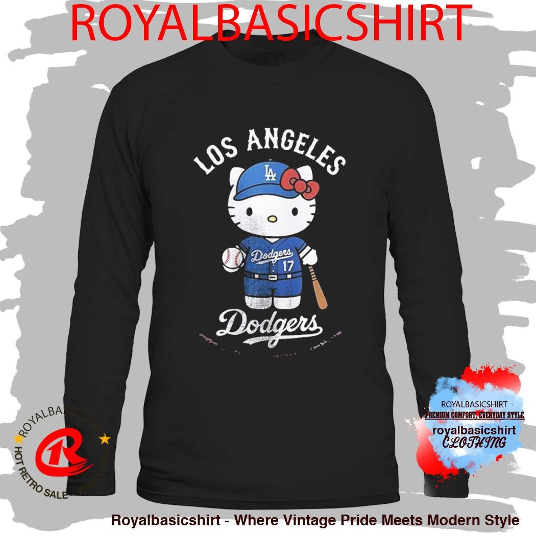 Los Angeles Dodgers x Hello Kitty Baseball Shirt
