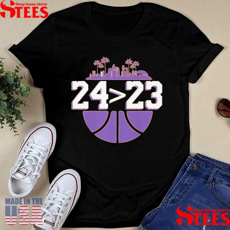 Los Angeles Lakers 24 Over 23 T-shirt