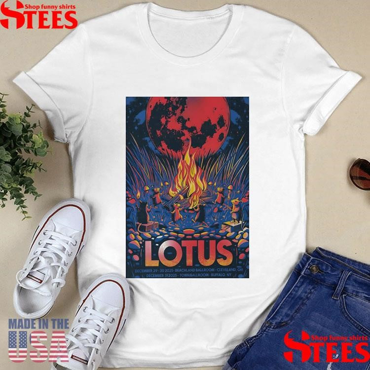Lotus Town Ballroom Buffalo Ny Dec 31 2025 Tour T-shirt