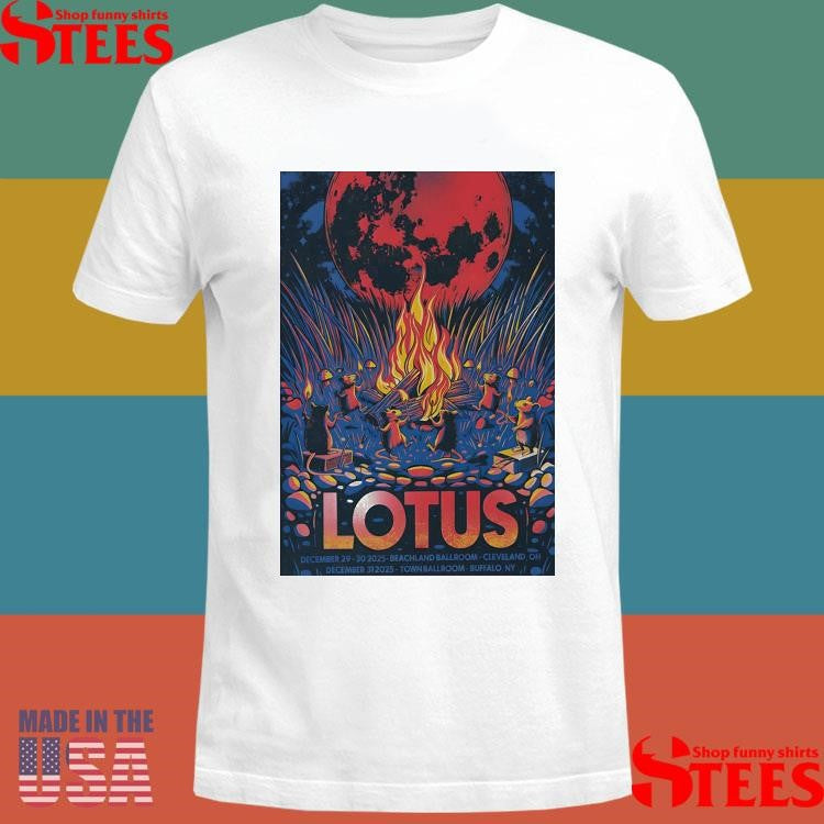 Lotus Town Ballroom Buffalo Ny Dec 31 2025 Tour T-shirt