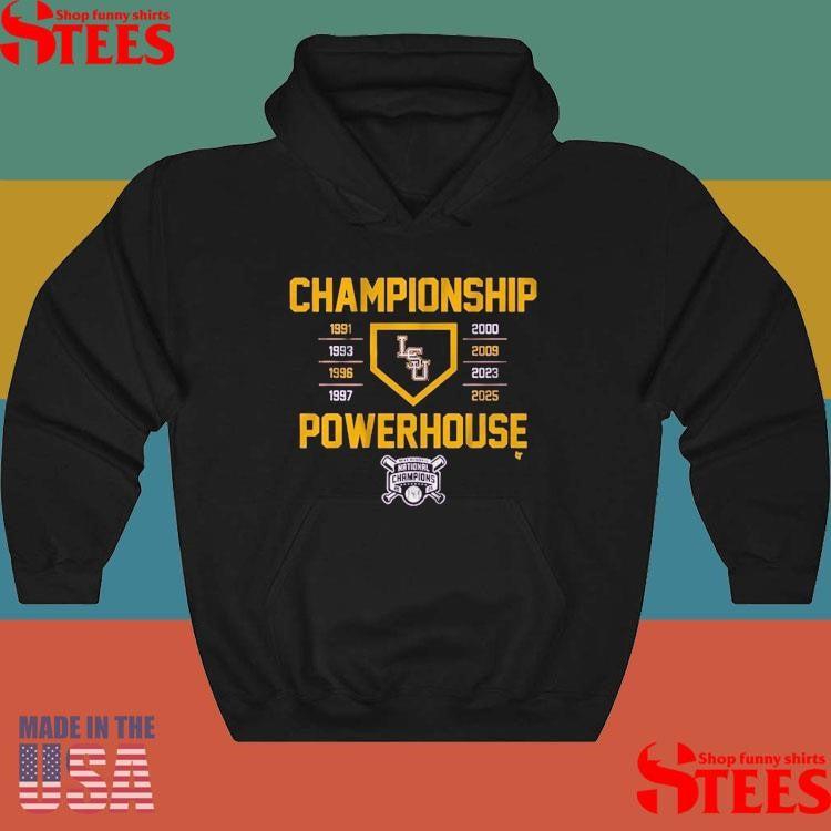 Lsu Baseball Championship Powerhouse 2025 T-shirt