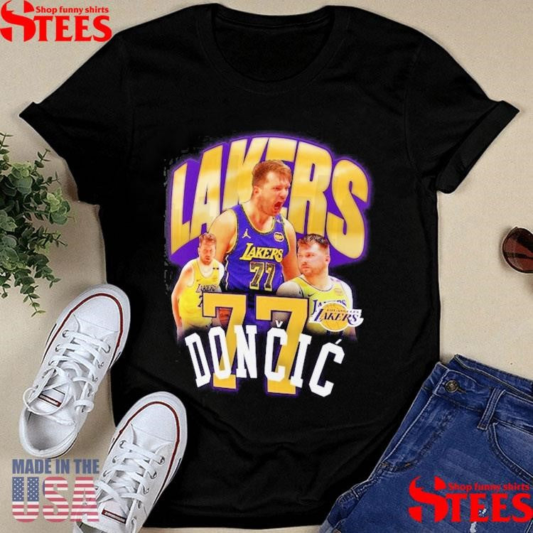 Luka Dončić Black Los Angeles Lakers Notorious 4.0 Shirts