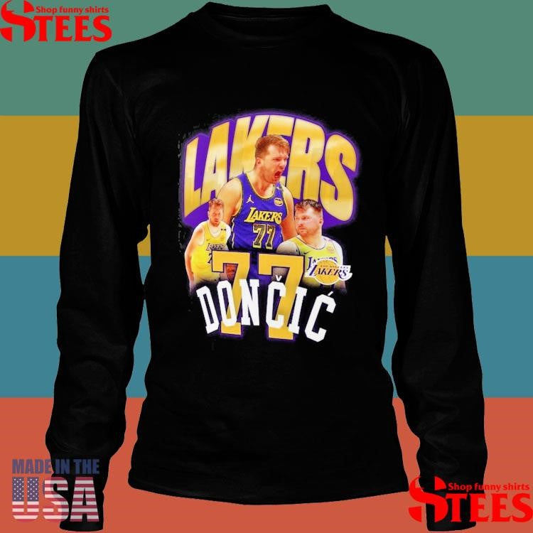 Luka Dončić Black Los Angeles Lakers Notorious 4.0 Shirts