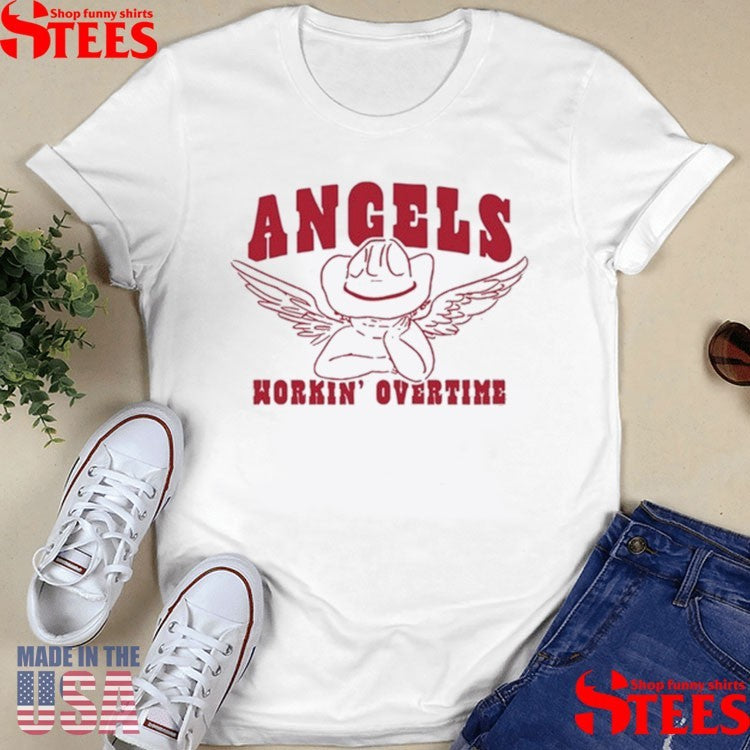 Luke Combs Angels Workin’ Overtime Shirts