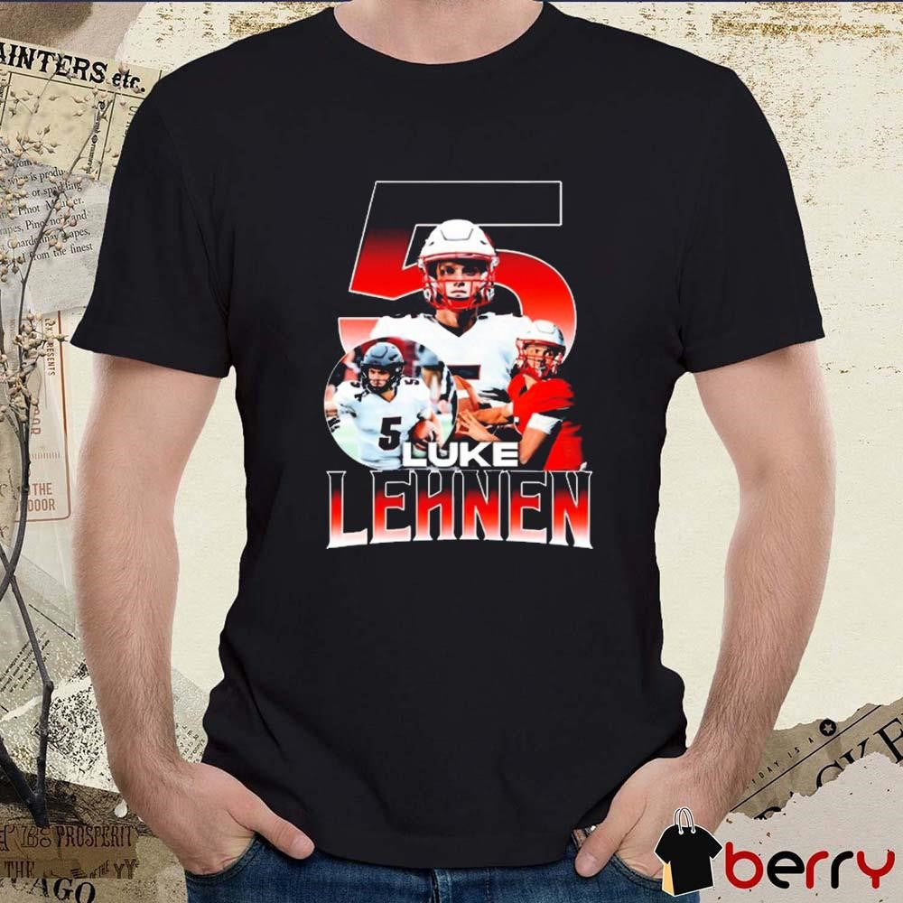 Luke Lehnen #5 North Central College Cardinals Graphic 2024 t-shirt