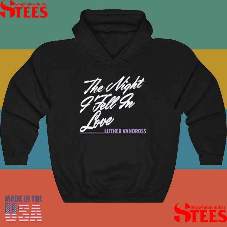 Luther Vandross The Night I Fell In Love Tour 1985 Shirts
