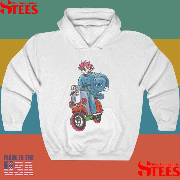 MOTORCYCLE BLUE BOY BIG BIG Shirts