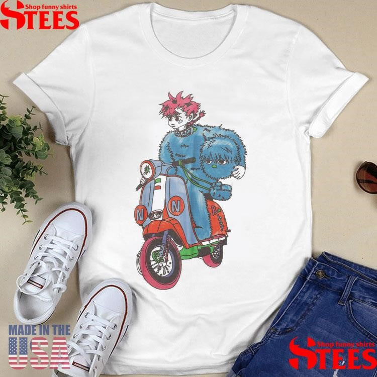 MOTORCYCLE BLUE BOY BIG BIG Shirts