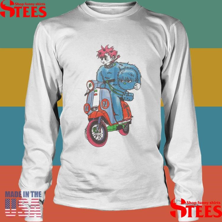 MOTORCYCLE BLUE BOY BIG BIG Shirts