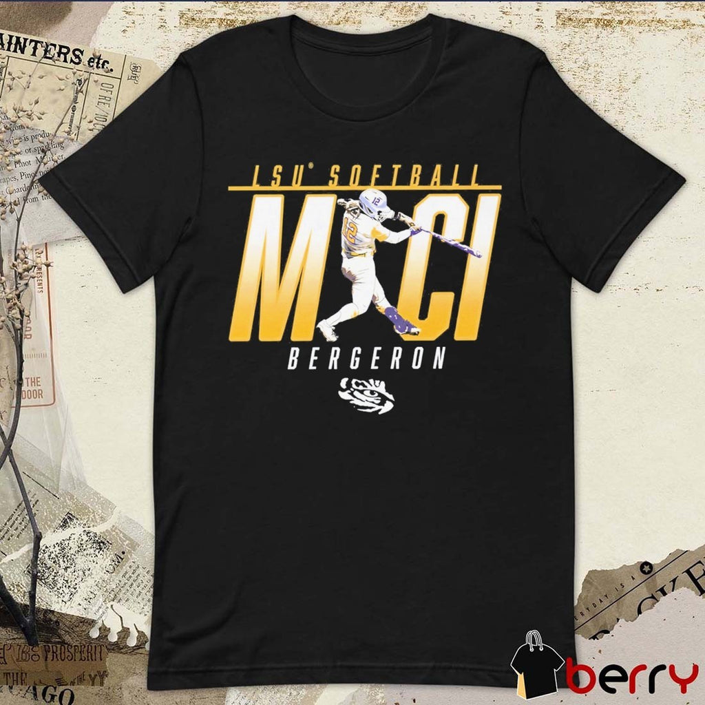 Maci Bergeron LSU Tigers Softball Illustrated 2026 NCAA College Sports t-shirt