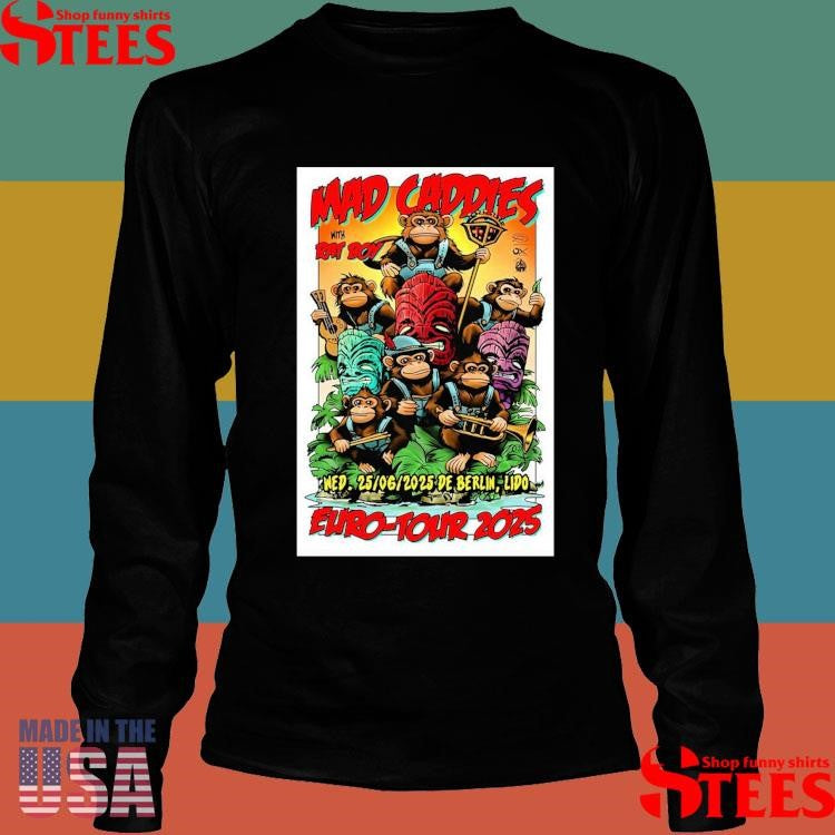 Mad Caddies With Rat Boy June 25, 2025 Lido In Berlin Poster T-shirt