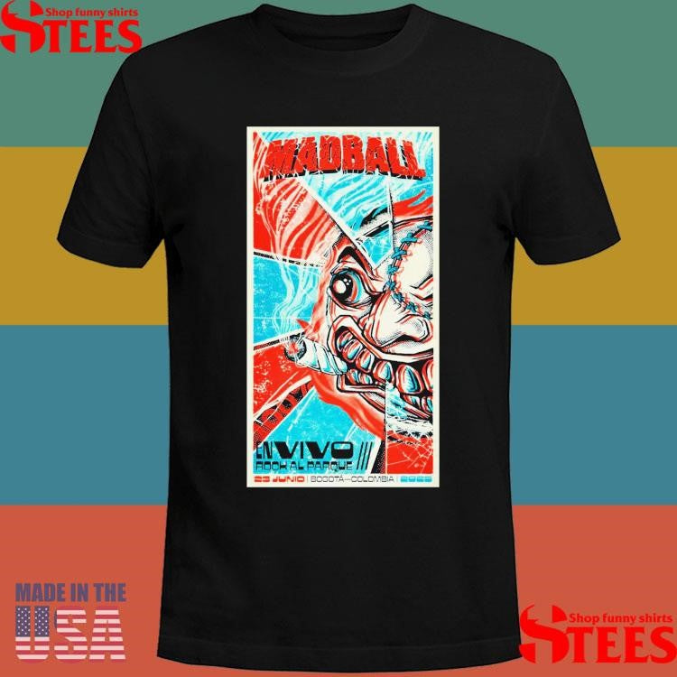 Madball Nyhc Jun 23 2025 Envivo Rock Al Parque In Bogota Colombia T-shirt