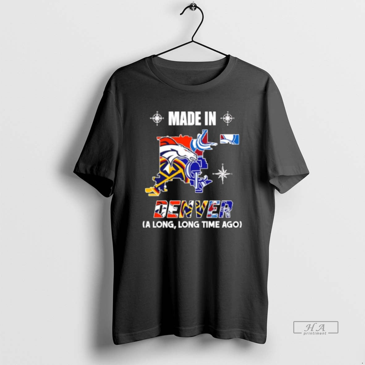 Official Made In Denver A Long Long Time Ago State T-Shirts, Hoodie, Sweatshirt | CiraTrend.com