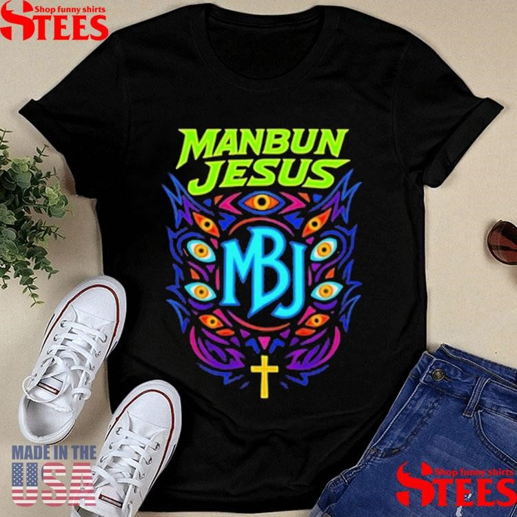 Manbun Jesus Third Eye T-shirt