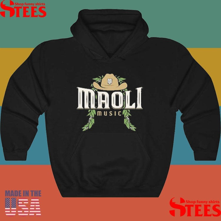 Maoli Music Lei Black T-shirts
