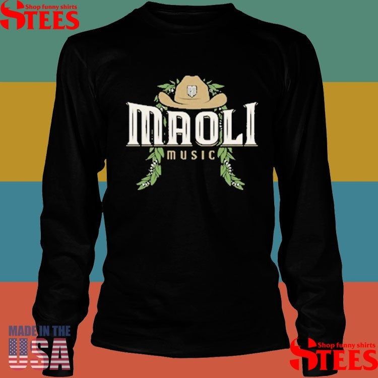Maoli Music Lei Black T-shirts