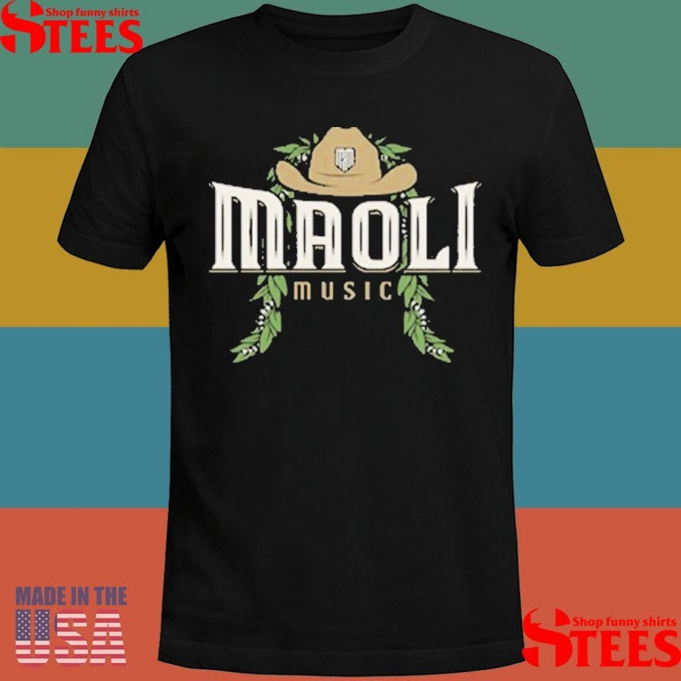 Maoli Music Lei Black T-shirts