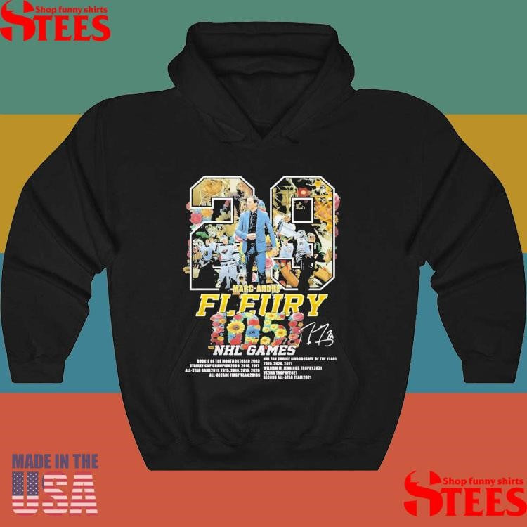 Marc Andre Fleury Nhl 1151 Games 29 Shirts