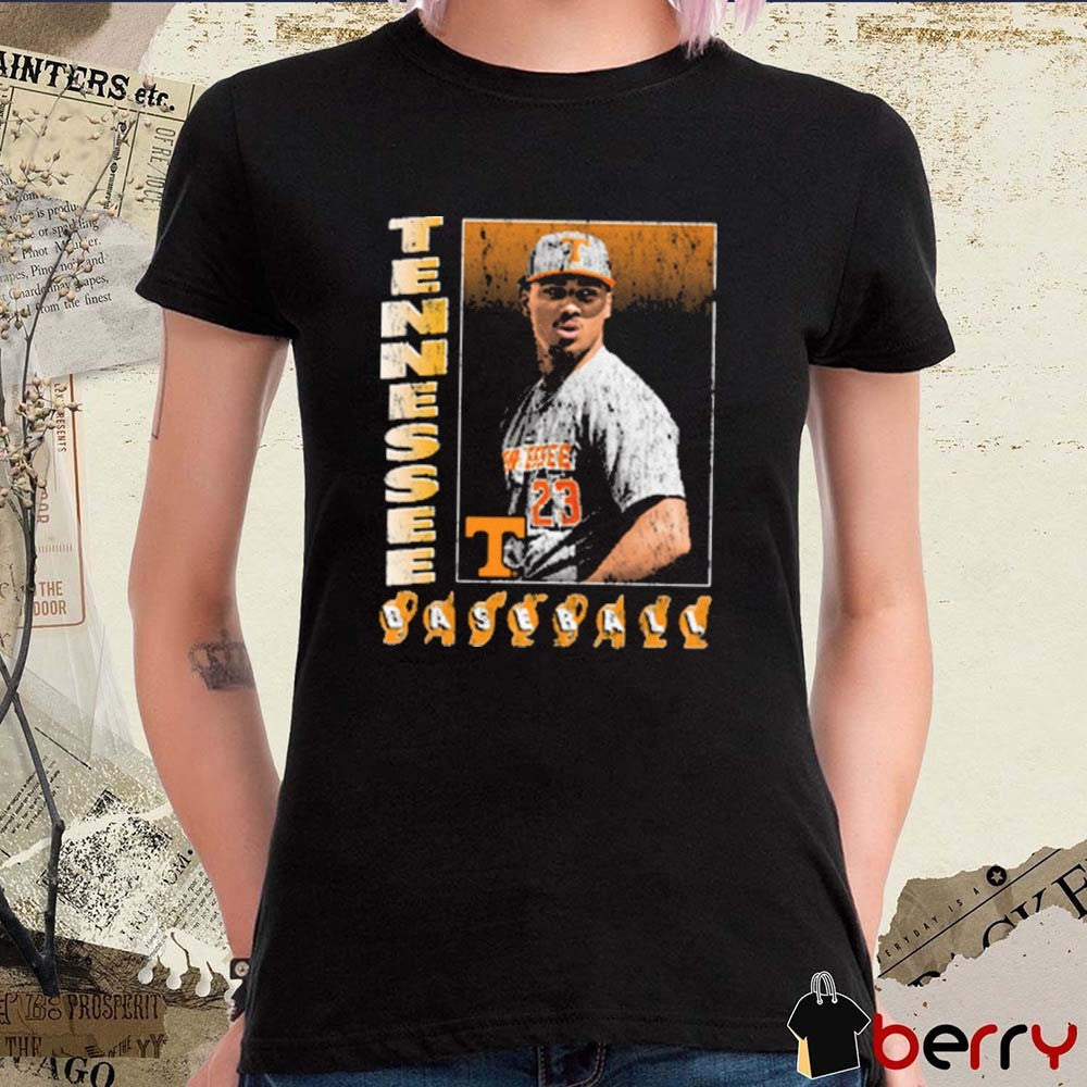 Marcus Phillips Portrait Tennessee Vols Baseball 2025 NCAA Division I Vintage t-shirt