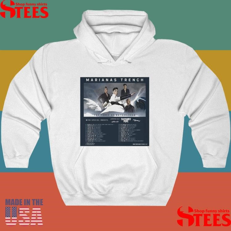 Marianas Trench The Force Of Nature Tour 2025 Shirts