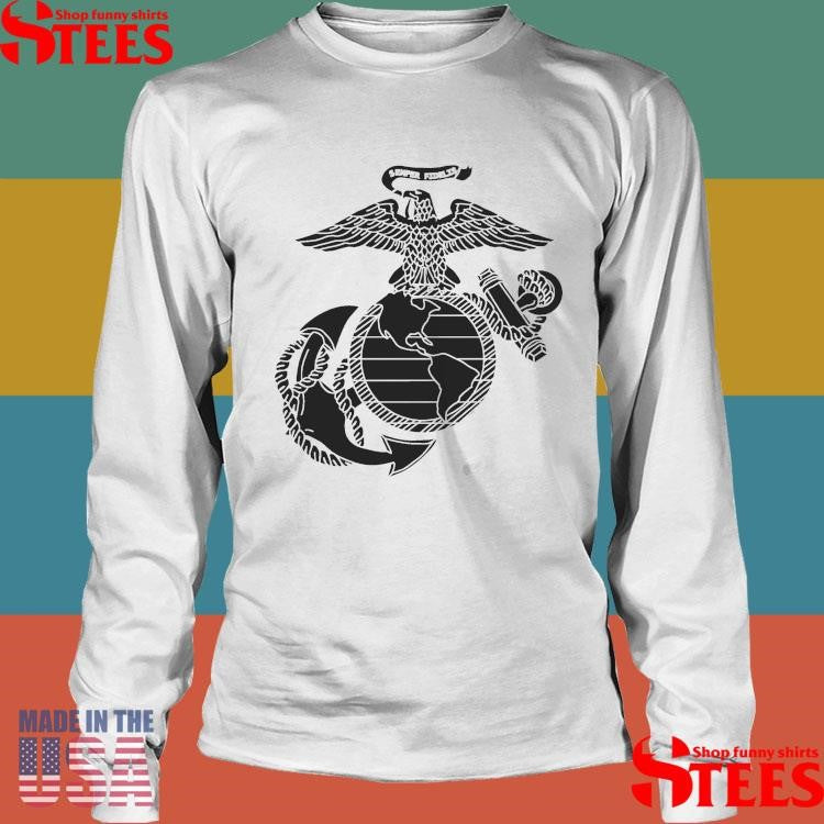 Marines Vintage EGA Rose Shirts