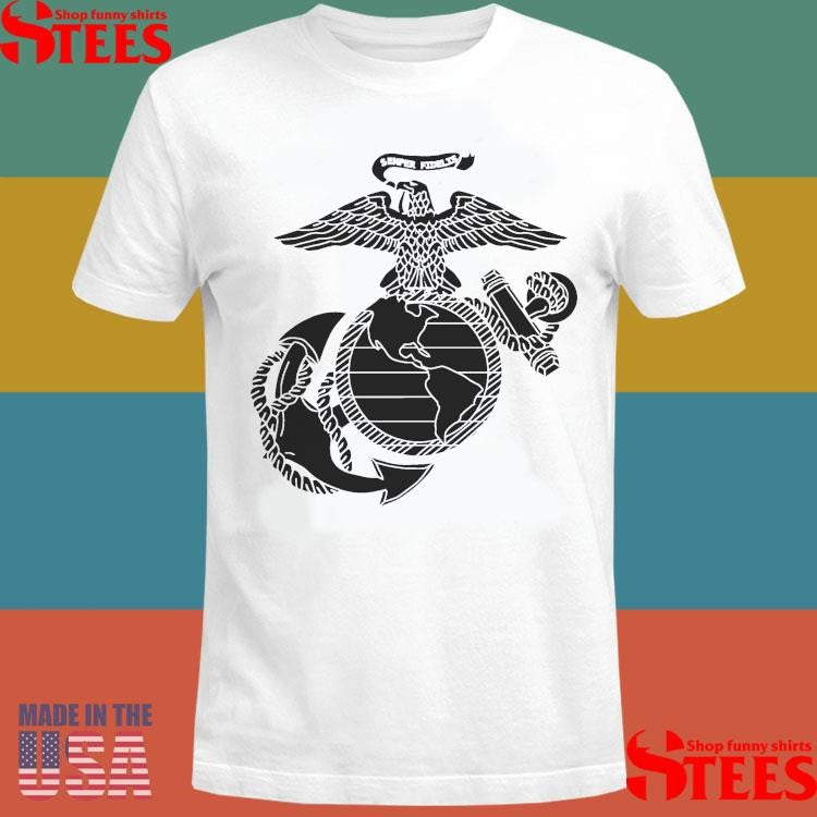 Marines Vintage EGA Rose Shirts