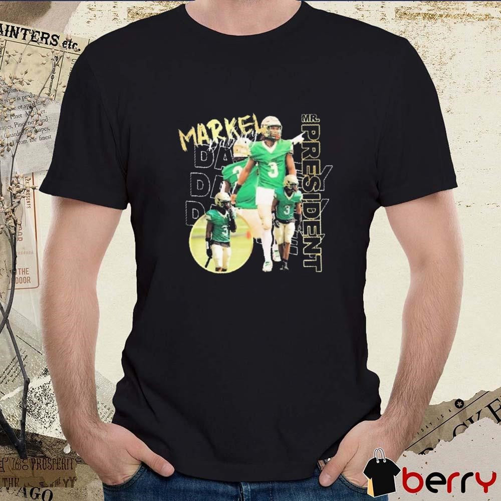 Markel Dabney Huguenot Mr President Graphic t-shirt
