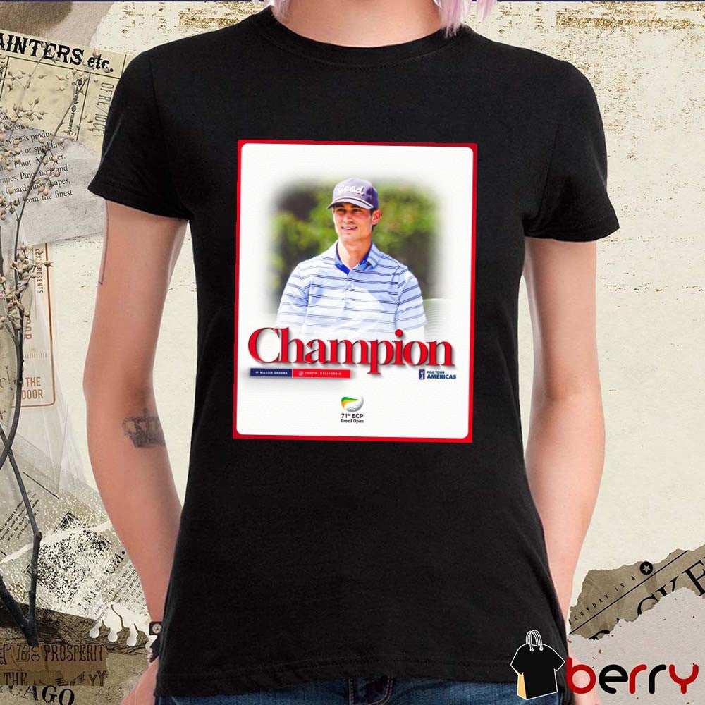 Mason Greene Champion Tustin California 71º ECP Brazil Open PGA TOUR Americas 2026 Poster t-shirt