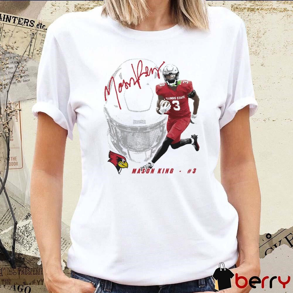 Mason King Illinois State Redbirds Graphic Signature t-shirt