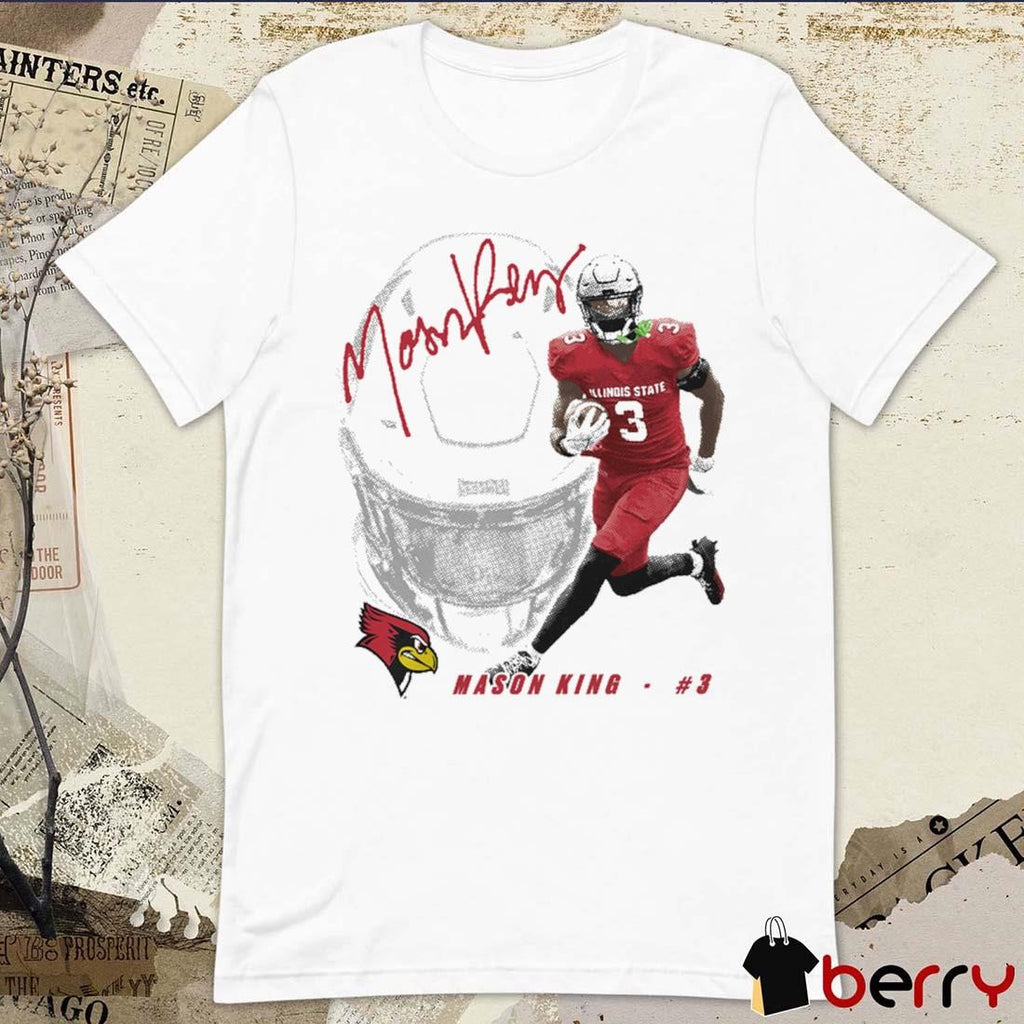 Mason King Illinois State Redbirds Graphic Signature t-shirt