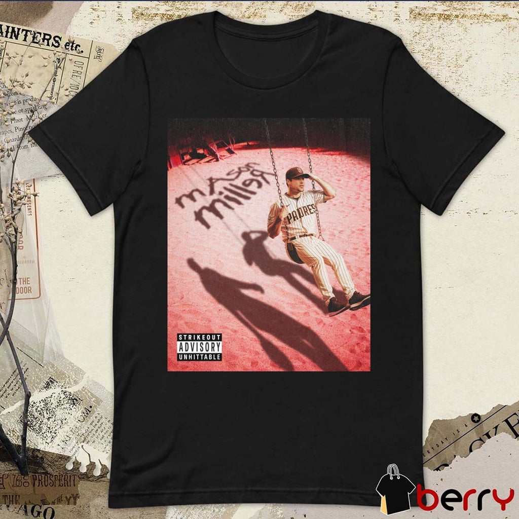 Mason Miller The Reaper San Diego Padres MLB Strikeout Advisory Unhittable Poster t-shirt