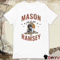Mason Ramsey Falls Into Place North American Tour 2024 Photo t-shirt