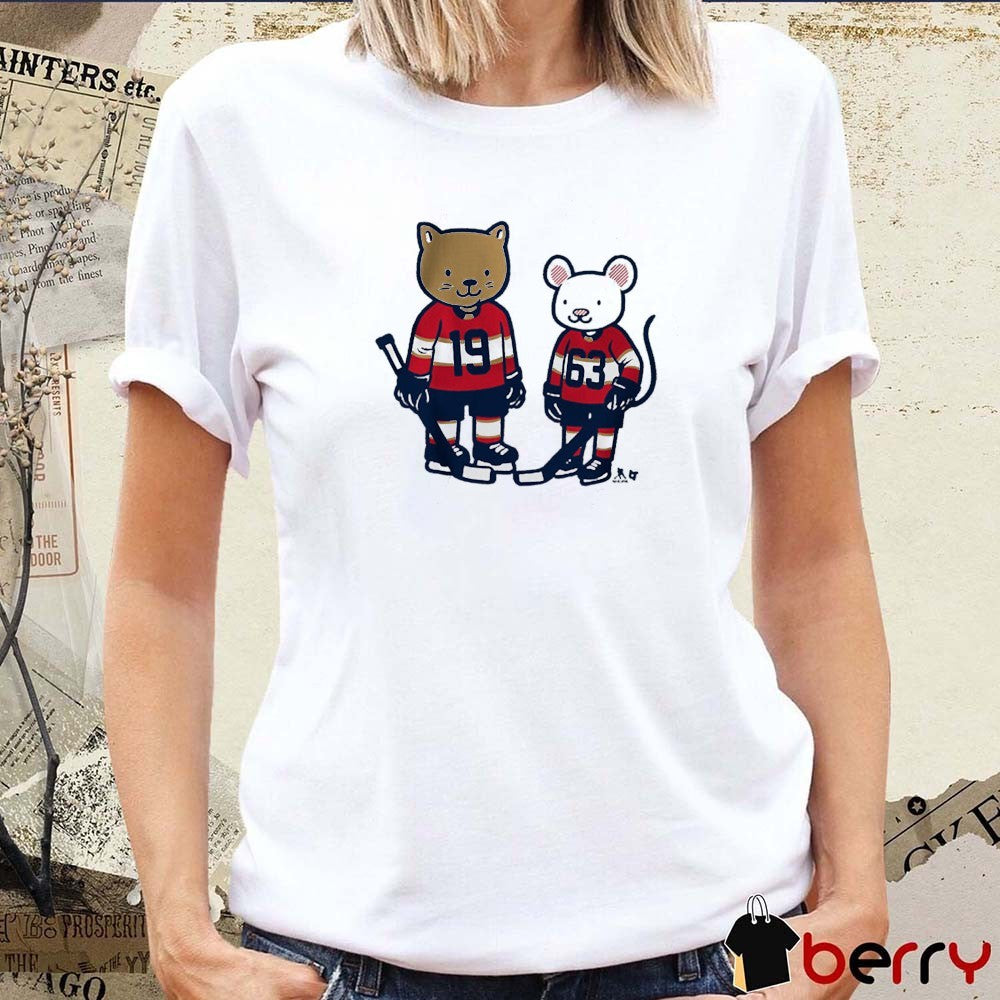 Matthew Tkachuk and Brad Marchand Cat and Rat Florida Panthers Hockey t-shirt